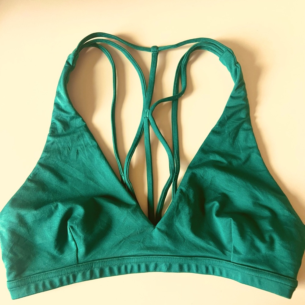 lululemon athletica Green Strappy Bralette